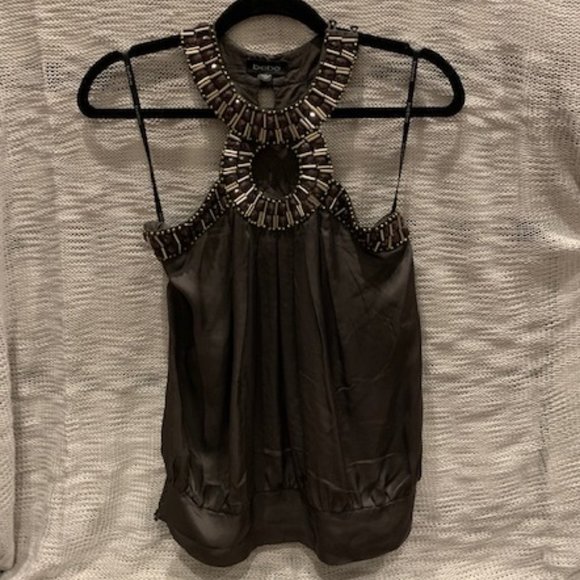 Bebe Sleeveless Silk Blouse - Picture 1 of 4